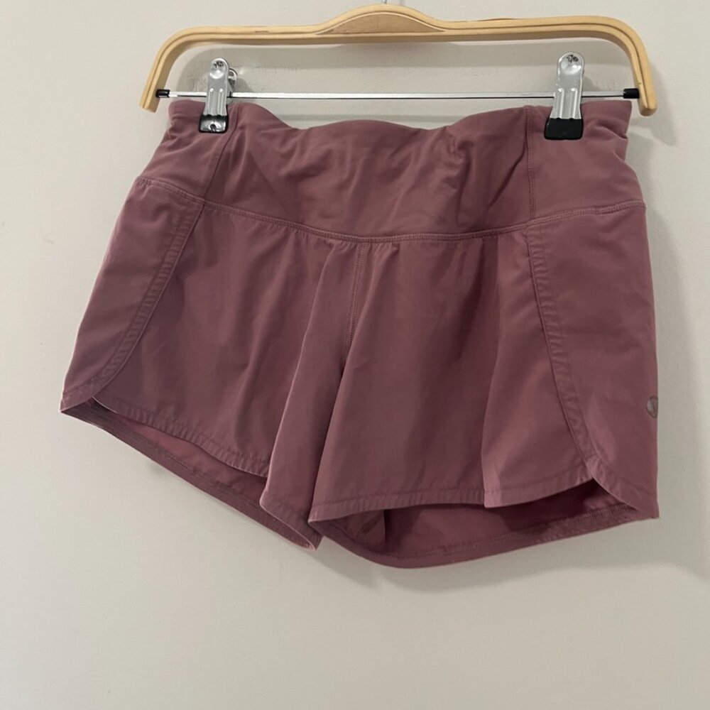 Lululemon Mauve Hotty Hot Shorts Size 4 - Picture 3 of 6